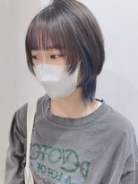 モリオフロムロンドン 松戸店(Morio from London)&nbsp;【メンズ 松戸 岩口】ブルーインナーカラーウルフショート