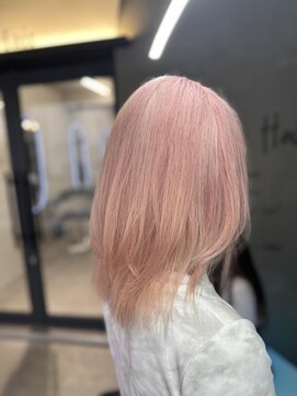ラニシス ヘアー(Lanisis Hair) 韓国風ピーチピンク!