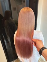 リコ 鳳(LICO)&nbsp;ロング艶髪ペールピンク顔前りレイヤー☆