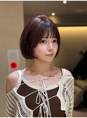 池袋美容室/ショートボブ/レイヤーカット/パーマ/縮毛矯正