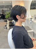 ◇大人可愛い20代30代40代50代前下がりショートボブ丸みショート