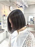大人女子におすすめ/ミニボブ/束感カット/お手入れ簡単