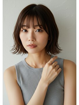 ラベスト キョウト(LOVEST) 透明感と柔らかさを引き出す外ハネボブ