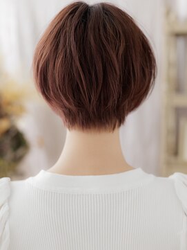 カバーヘア ブリス 上尾西口店(COVER HAIR bliss) ■マロンベージュ似合わせカット丸みショート712上尾20代30代