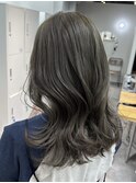【verda】ブリーチなしダブルカラー　オリーブグレージュ
