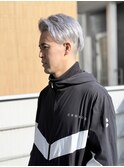 《ペールシルバー》ハイトーン/ケアブリーチ/ダブルカラー/韓国
