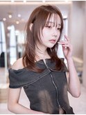 大人ガーリー顔周り似合わせカット/レイヤーカット/髪質改善