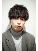 メンズショート髪型スパイラル束感渋谷