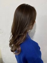ヘアリゾート粋 ティガ 池袋店(tiga)&nbsp;艶髪ウェーブ/ナチュラルブラウン/レイヤーカット