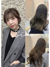 《宮城　瑠花》韓国風ヘア/ブリーチなし透明感カラー/ハッシュカット/トレンド/Instagram【＠sida_ruka】