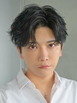 テン 心斎橋(tenn.)&nbsp;フェザーショートフェザーパーマニュアンスパーマショートヘア