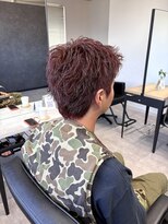 ブースト(BOOST) ワインレッド×スパイキーショート
