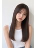 『初めてでも安心』カット+地毛風ストレート(美髪縮毛矯正)+トリートメント