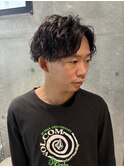 スパイラルパーマ/メンズパーマ/波巻/マッシュ/波巻きスパイラル