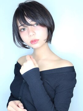 ラウンジ モリオ イケブクロ(Lounge MORIO Ikebukuro) 【morio池袋】2019年春夏流行る髪型大人可愛い黒髪ショート♪