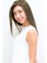 クアトロ グランシュ 川崎店(QUATRO × GranCieux)&nbsp;【QUATRO】オリーブ×ナチュラルストレート