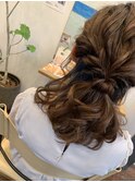 ゆるハーフアップ