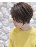 Moana武蔵小杉#ハンサムショート#イメチェン#大人可愛いベージュ