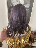 サンマルサン(303)&nbsp;【303 HAIR AND TREATMENT】ラベンダーグレージュ×ロング