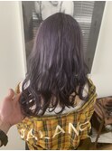 【303 HAIR AND TREATMENT】ラベンダーグレージュ×ロング