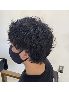 ニコフクオカヘアーメイク(NIKO Fukuoka Hair Make) 「NIKO」マッシュウルフパーマ　福岡天神