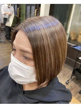 白髪ぼかしハイライト L プランタンアヴェダ Printemps Aveda のヘアカタログ ホットペッパービューティー