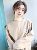 天神【BIRTH】センターパート×大人パーマ束感ショート