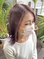 ダブル(W)&nbsp;【hair salon W】パープルピンクカラー