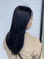 シャルムヘアー(charme hair) ブルー×ブラック☆☆☆