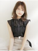 くびれミディ☆カールショコラベージュボブルフベビーバング