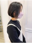 【星野】丸みショートボブ×アッシュベージュ☆