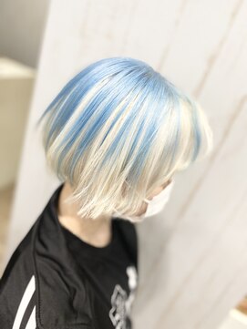 オアフ(Oahu) white*pale blue