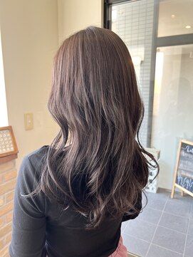 ビフィーノ イーリス 川西店(bifino iris) 【透明感ハイライト】ラベンダーグレージュ