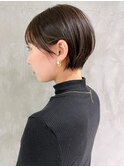 ブラウンショート_くびれヘアアースカラー_ba370011