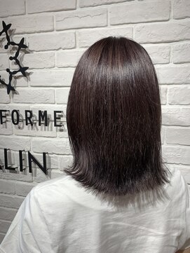 ヘア スパ ビューティー エールフォルム(HAIR SPA BEAUTY YELLFORME) 寒色ラベンダーベージュ×外ハネstyle