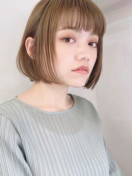 テテ(tete.) 大人可愛い20代、30代、40代おすすめ*お洒落切りっぱなしボブ