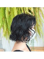 アクセヘアー 町田(acce hair)&nbsp;結べて下ろせるウェーブボブスタイル