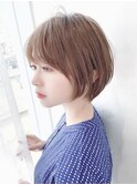 【Say.福岡】大人ショートヘアニュアンスカラーマッシュショート