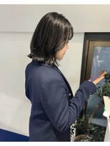 トレス(TRESS)&nbsp;ボブ/レイヤーボブ/抜け感/アッシュ/グレー/透明感カラー