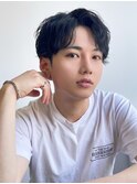 メンズパーマスパイラルパーマ波巻きパーマツイストパーマウルフ