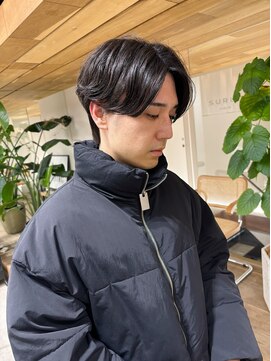 サーリー(SURLY) カルマパーマ前下がりマッシュメンズニュアンスパーマ