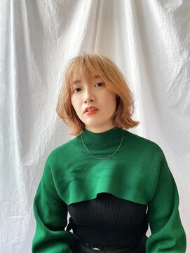 テュケー(TYCHE) 顔周りレイヤーのぱつっとボブ◎