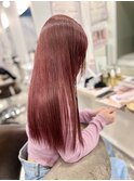 春らんまん☆ピンクベージュ☆縮毛矯正毛