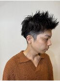 メンズスパイキーショート