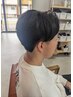 【メンズ二回目以降☆地毛風ストレート】カット×縮毛矯正×潤いTｒ　￥17,600