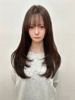 クム(kumu)&nbsp;【kumu】 顔周りカット/艶カラー/栄/名古屋