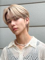 エルマーク 梅田(L-MARK)&nbsp;ダブルカラーブリーチケアブリーチミルクティーリタッチシルバー