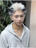 メンズ ホワイトカラー ホワイトデザインカラー ケアブリーチ