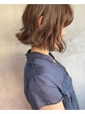 [kichi.] ゆるふわボブ×シナモンベージュ