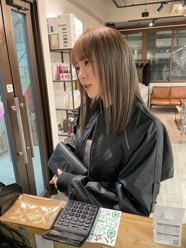 シャンプーボーイ 佐賀(SHAMPOO BOY) ハイトーンカラー 【カーキ系/ハイトーンカラー/イルミナ】